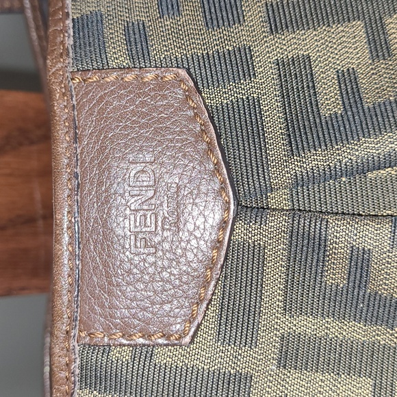 FENDI Zucca Large 3-Section Tote/Handbag - Picture 9 of 17